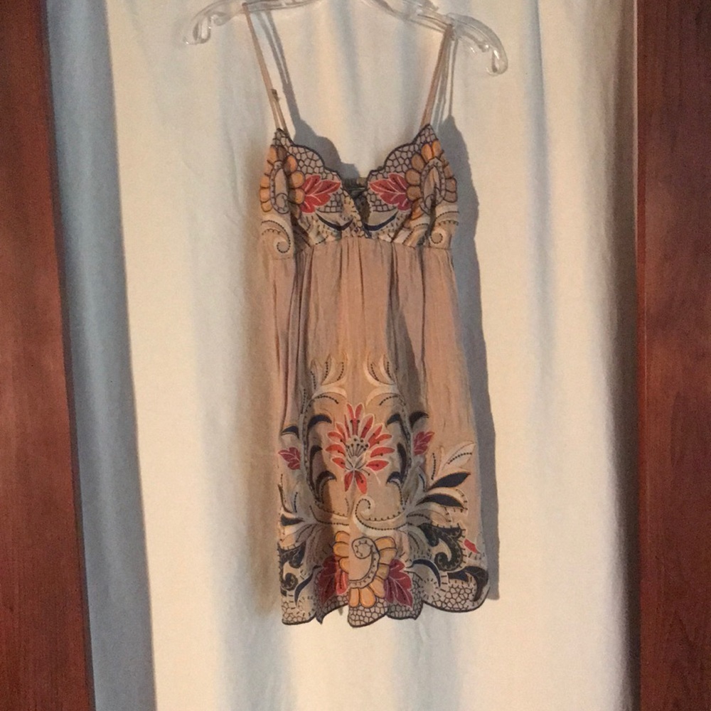 Embroidered sun dress